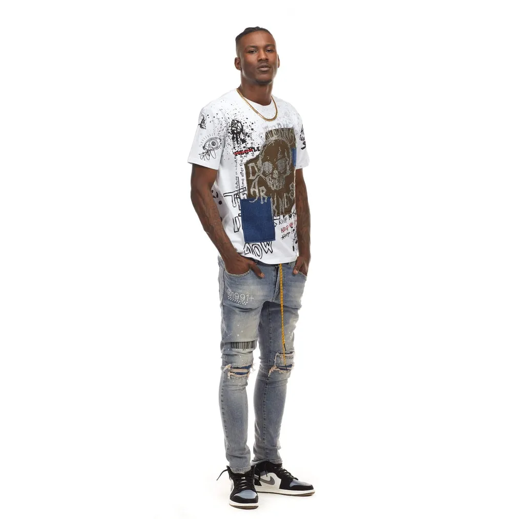 Utility Fashion Jeans -Nutria Blue
