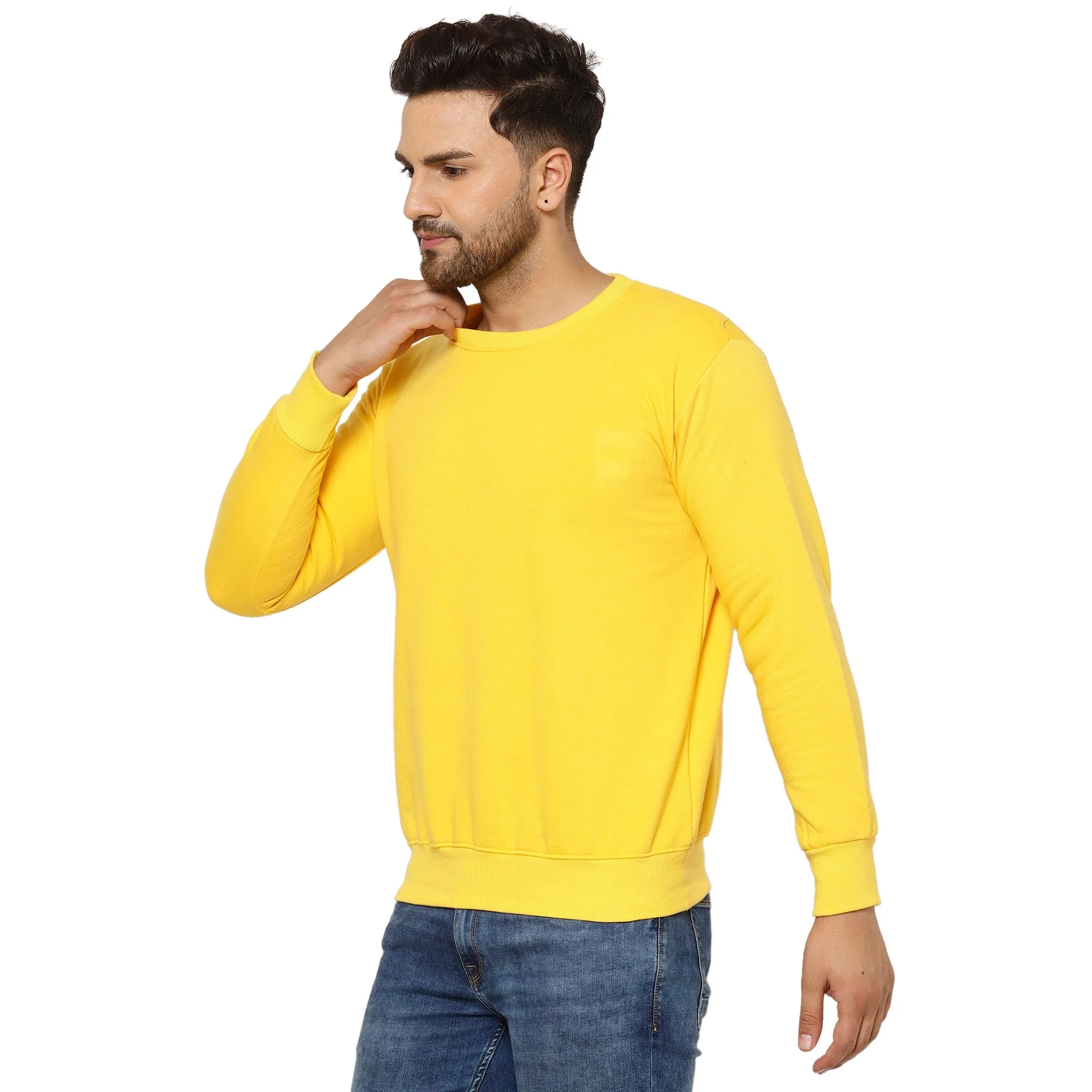 Vimal Jonney Fleece Round Neck Sweatshirt for Men