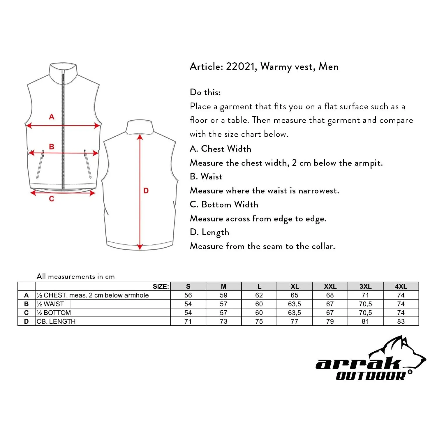 Warmy Synthetic Down Men Vest (Black)
