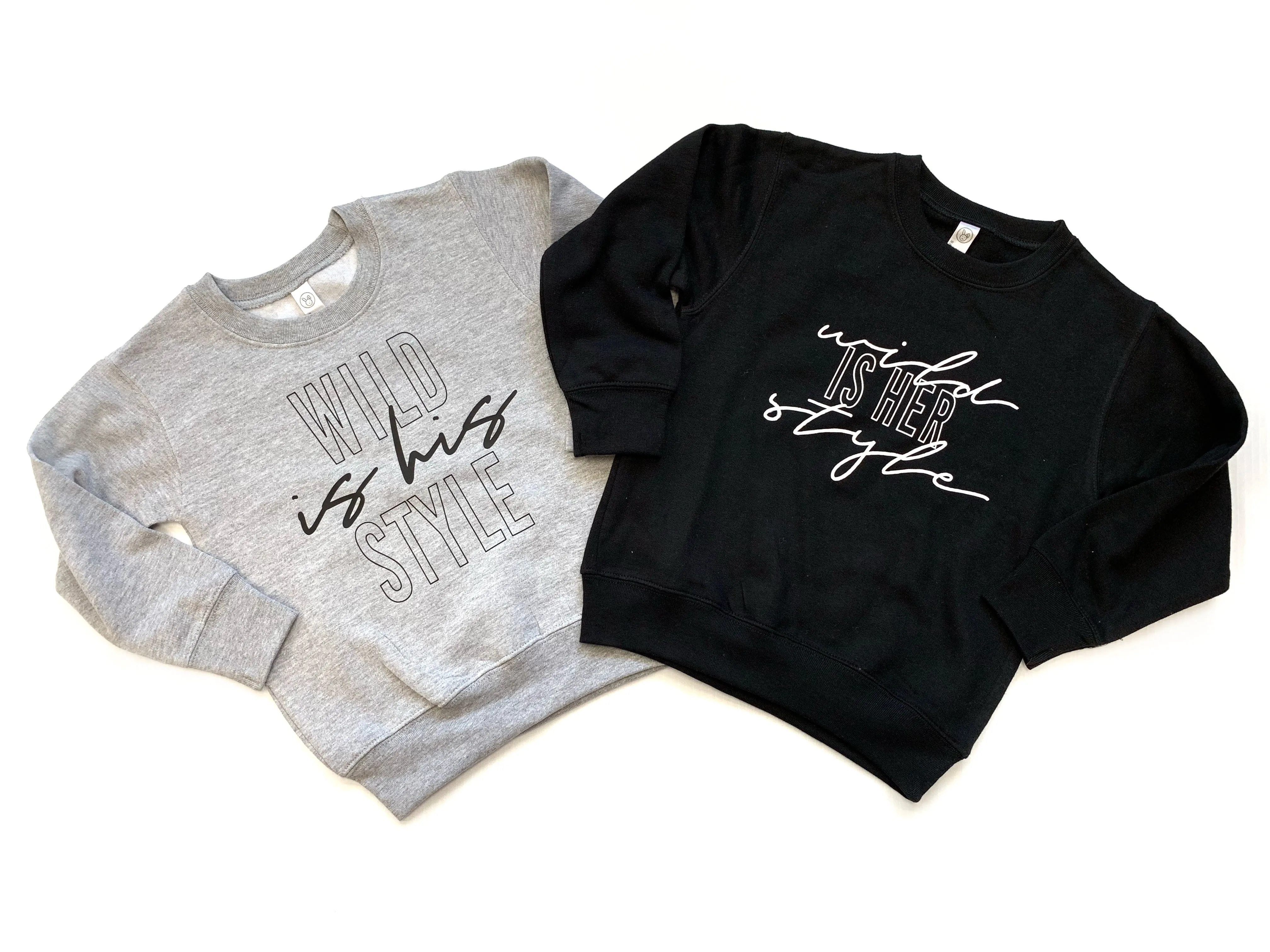 Wild Is Her Style - Girl's Crewneck Pullover